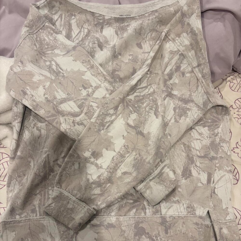 Hollister grey camo hoodie Size S #camouflage #hoodie